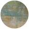 Homeroots 8' Artichoke Green Gray And Gold Round Abstract Washable Indoor Outdoor Area Rug 603061 - alternate 9
