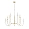 Z-Lite Allistair 10-Light Chandelier, 42 in W, Modern Gold 352-10MGLD - alternate 8