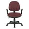 Office Star Products Ergonomic Fabric Sculptured Ergonomic Managers Chair, Burgundy 8180-227 - alternate 6