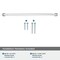 Amerock Stature 12-5/8 inch 320mm Center-to-Center Polished Chrome Cabinet Pull BP3740126 - alternate 4
