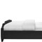 Homeroots Black Solid Wood Queen Tufted Upholstered Velvet Bed with Nailhead Trim 544916 - alternate 8