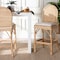 Bali & Pari Bilu Bohemian Natural Rattan 2-Piece Bar Stool Set 253-2PC-13662-ZORO - alternate 7