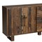 Homeroots 83" Dark Brown Distressed Reclaimed Wood Three Drawer Sideboard with Four Doors 634321 - alternate 9