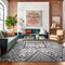 World Rug Gallery Tribal Pattern Area Rug 7 ft 10 in x 10 ft Cream WR141CREAM8X10 - alternate 8