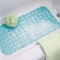 Idesign Bath Mat 26-1/2in L X 13-1/2in W Blue Vinyl Blue 80011 - alternate 5