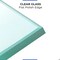 Fab Glass And Mirror 12in Clear Square 1/4in in Thick Tempered Flat Edge Polished Eased Corners Glass Table Top 12SQR6THFLTE - alternate 8