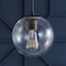 Jonathan Y Bleecker 7.75" Metal/Glass Globe LED Pendant, Clear/Oil Rubbed Bronze JYL9528D - alternate 9