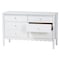Baxton Studio Hoffman Dresser with Scalloped Apron and Turned Legs, White 272-14816-ZORO - alternate 10