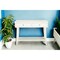 Homeroots 42" White Solid Wood Console Table With Shelves And Drawers 524160 - alternate 6