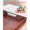 Vevor Serving Tray 17x12.2 Inch Acacia Food Serving Table Laptop Desk with Handles WB-XSM43315 - alternate 5