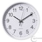 Clockswise White 8-In Analog Clock - Silent, Non-Ticking for Wall, Office Desk, Table and Shelf QI004744.WT.8 - alternate 1