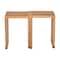Homeroots 27in Natural Solid Wood Extendable Indoor Outdoor Bench 668843 - alternate 1