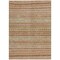 Homeroots 5' X 8' Terra Cotta And Rust Striped Washable Indoor Outdoor Area Rug 615387 - alternate 8