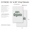Signmission Organic, Vinyl Decals Only 24 Inch x 36 Inch, Vinyl Decal, 2PK DSB-2436-2PACK-Organic - alternate 2