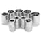 Performance Tool 9 pc. 1/2 in. Dr. Socket Set, SAE 6pt, Chrome Vanadium, Corrosion Resistant W32002 - alternate 1