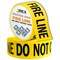 Jrex Safety Fire Line Do Not Cross Tape Roll - 1000 Ft x 3 Inch Wide Each - Yellow, 2PK PFLT-JR-2PK - alternate 1