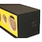 Deejay Led For 12-in Three Horn Two Tweeters Side Speaker Enclosure Yellow Vinyl cloth colored D12H3TW2VYYESIDE - alternate 6