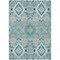 Homeroots 8' X 10' Teal Blue Green And Ivory Oriental Washable Indoor Outdoor Area Rug 597713 - alternate 9