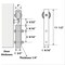 Sartodoors Sturdy Barn Door with Hardware, Planum 0010 White Silk, 6.6FT Rail Hangers Heavy Set, Modern Solid PLANUM0010BD-B-WS-42 - alternate 5