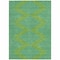 Homeroots 8' X 10' Green And Aqua Geometric Washable Indoor Outdoor Area Rug 598737 - alternate 9