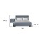 Homeroots Two Piece Gray Upholstered Solid and Manufactured Wood Bedroom Set 569359 - alternate 5