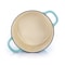 Crock-Pot Artisan 2 Piece 7 Quarts Enamled Cast Iron Dutch Oven in Aqua Blue 124961.02 - alternate 10