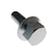 Zoro Select Not Graded, 1/2"-28 Serrated Flange Bolt, Plain Stainless Steel, 3/4 in L, 100 PK 1-SFH-25F-75 - alternate 4