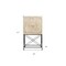 Homeroots 33in Distressed White Solid Wood Two Door Floral Carved Wine Cabinet 489015 - alternate 5