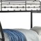 Homeroots 78" X 56" X 67" Twin Over Full Black Bunk Bed 286161 - alternate 5