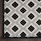 Homeroots 6' X 9' Black And White Geometric Indoor Outdoor Area Rug 546860 - alternate 8