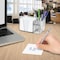 Acrimet Desktop Organizer Pencil, Pen, Paper, Clip, Caddy Holder (Plastic) (Paper Included) (Crystal Color) 954.3 - alternate 9