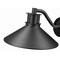 Z-Lite RLM 1-Light Outdoor Wall Light, 12 in W x 7.25 H, Sand Black 5022M-BK - alternate 4