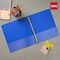 Deli Std Duty View Binder 0.5in, Letter, D-Ring, PVC-Free, Light Blue, 12PK CF566-LB - alternate 4