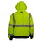 Reflective Apparel ANSI Type R Class 3 Full Zip Hooded Sweatshirt with Black Bottom, Inner Liner 603ST-LB-XL - alternate 8