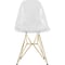Leisuremod Bristol 5-Piece Modern Dining Set: Round MDF Table & 4 Eiffel Plastic Chairs with Chrome Legs, 5PK BTBL-35BL-CR19CLG4 - alternate 8