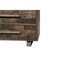 Homeroots 35" Brown Carved Geometric Solid Wood Five Drawer Dresser 661223 - alternate 8