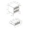 Monarch Specialties Accent Table, Side Table, Bedroom, Living Room, Nightstand, Storage Drawer, White, Contemporary I 3619 - alternate 5