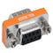 Sanoxy 2 Pack  DB9 Male to Female Null Modem Mini Adapter SNX-CBL-LDR-DB212-5200 - alternate 2