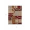 Homeroots 5' X 8' Wheat And Burgundy Geometric Washable Indoor Outdoor Area Rug 612600 - alternate 9