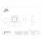 Tritan Pillow Block Bearing, Cast Iron, Set Screw Locking, Ball Insert, 1-3/4 in Dia, Steel UCP209-28 - alternate 2