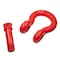 Mytee Products 1-3/4in Anchor Shackle Forged Carbon Steel & Alloy Screw Pin - 25T WLL, 2PK SHACKLE-ANCHOR-SP-134x2 - alternate 7