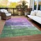 Homeroots 3' X 5' Lavender And Lilac Abstract Washable Indoor Outdoor Area Rug 610937 - alternate 8