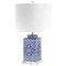 Jonathan Y Choi 23" Chinoiserie LED Table Lamp, Blue/White JYL3006A - alternate 9