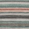 Homeroots 3' X 5' Pale Aqua Copper And Taupe Striped Washable Indoor Outdoor Area Rug 618262 - alternate 9