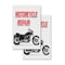 Signmission Motorcycle Repair, A-Frame & 2 Decals Installed, Heavy-Duty Plastic Frame SBHD-D-2436-Motorcycle Repair - alternate 5