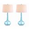 Jonathan Y Bette 28.5" Glass Teardrop LED Table Lamp, Aqua, 2PK JYL1079B-SET2 - alternate 1