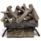 Bluegrass Living Vented Natural Gas or Propane Fireplace Log Set With Remote Control Kit, 18" Rustic Oak, 45,000 BTU BVL18-3-RO - alternate 6