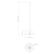 Z-Lite Valencia Modern Gold 1 Light Pendant 623P16-MGLD - alternate 7