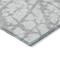 Homeroots 9' X 12' Silver And Gray Abstract Washable Indoor Outdoor Area Rug 614387 - alternate 9