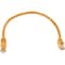 Monoprice Patch Cord, Cat 6, Booted, Orange, 1.0 ft. 3412 - alternate 1